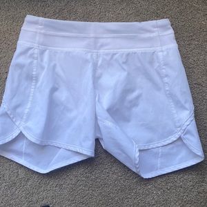 Ivivva white shorts size 12 kids